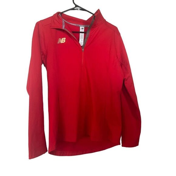 NWT New Balance Women's Half Zip High Neck Activewear Top Sweatshirt Size M - Picture 2 of 14